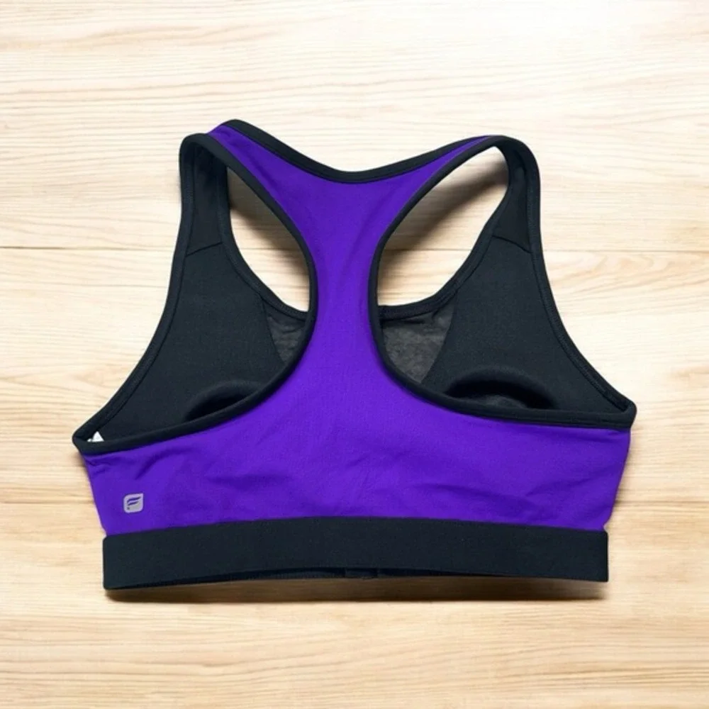 FABLETICS ZOE HIGH IMPACT SPORTS BRA WOMEN'S SIZE MEDIUM‎ Purple - Picture 2 of 4